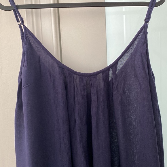 3 for $20 - Pink Woman Navy Blue Coverup Mini Dress - Picture 2 of 5